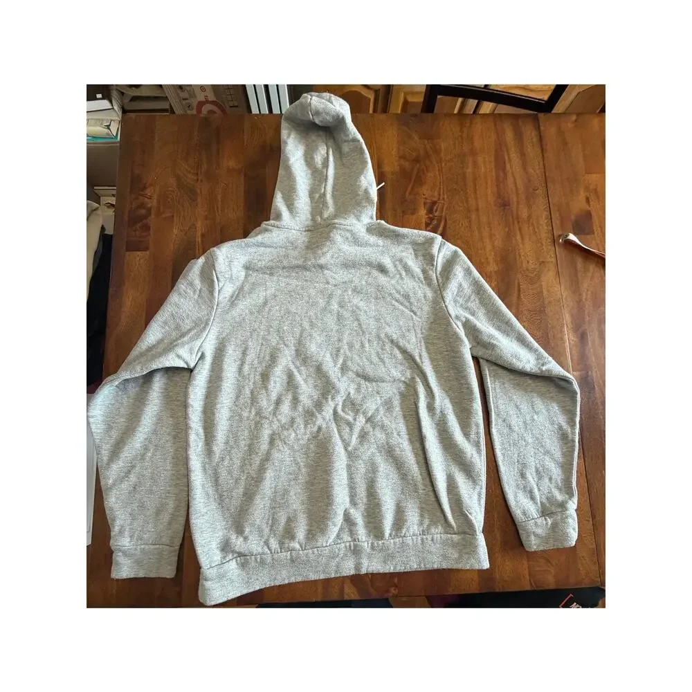 Adidas Golf Mens M Gray Pullover Hoodie Sweatshirt Logo Kangaroo Pocket